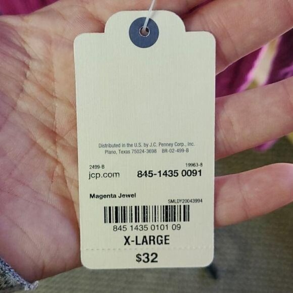 St.‎ John's Bay Knitted Pullover V-neck Long Sleeve Sz. XL Sweater - Picture 2 of 8